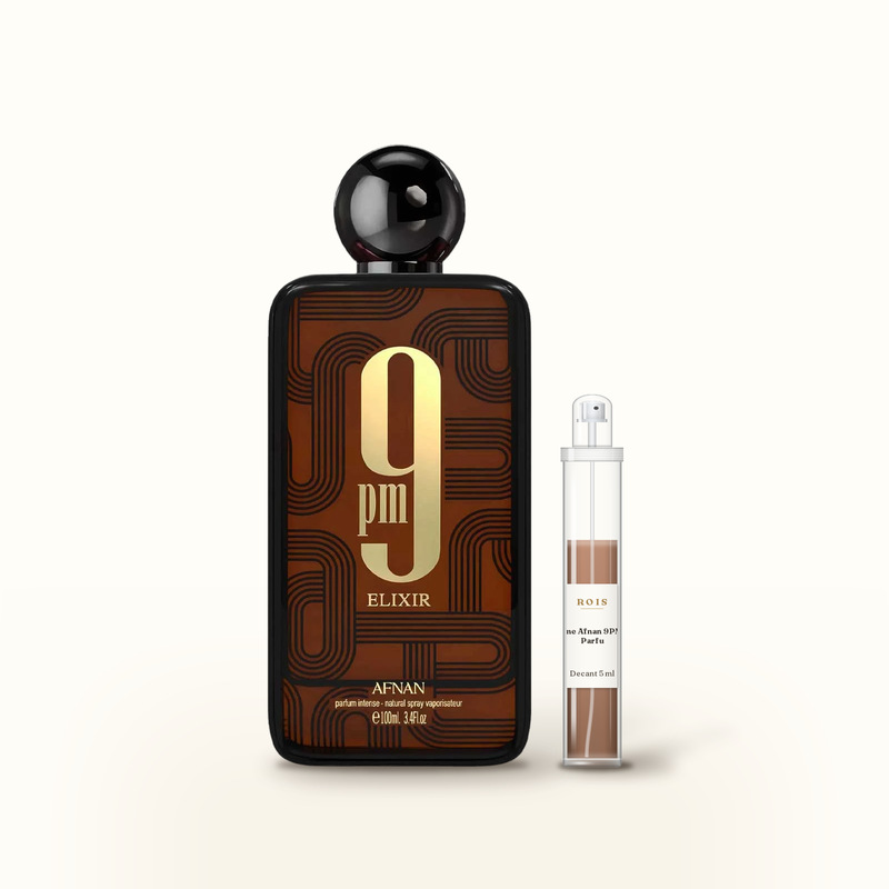 Perfume Afnan 9PM Elixir Parfum Intense Unisex en decant de 5 ml