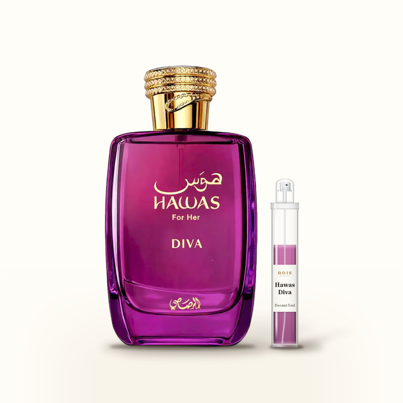 Rasasi Hawas Diva EDP Mujer en decant de 5 ml