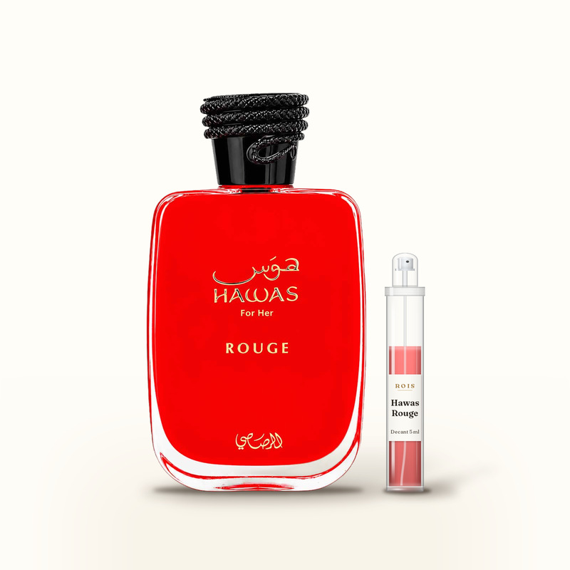 Rasasi Hawas Rouge EDP Mujer en decant de 5 ml